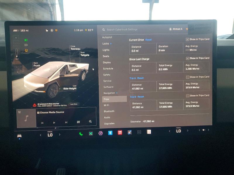 2024 Tesla Cybertruck მანქანა იყიდება აუქციონზე, vin: 7G2CEHEDXRA015865, აუქციონის ნომერი: 48843046