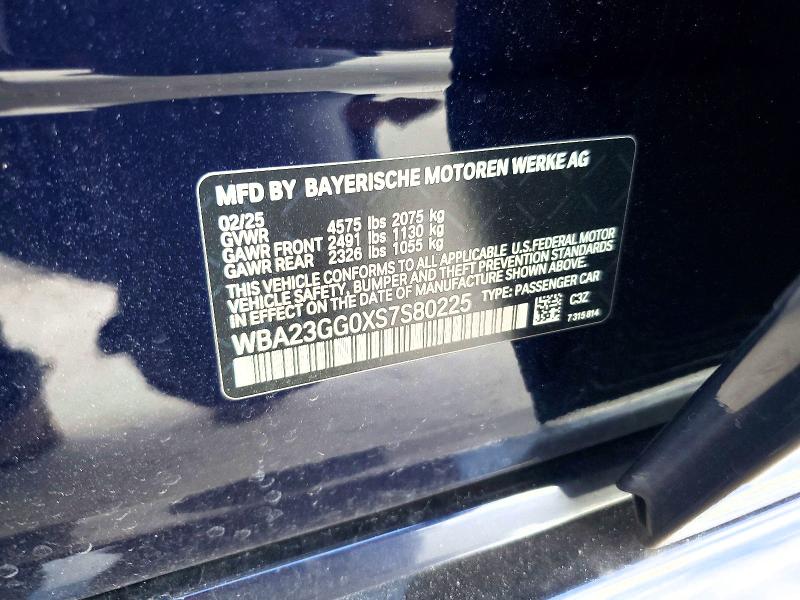 Продаж на аукціоні авто 2025 Bmw 228xi, vin: WBA23GG0XS7S80225, номер лоту: 49720866