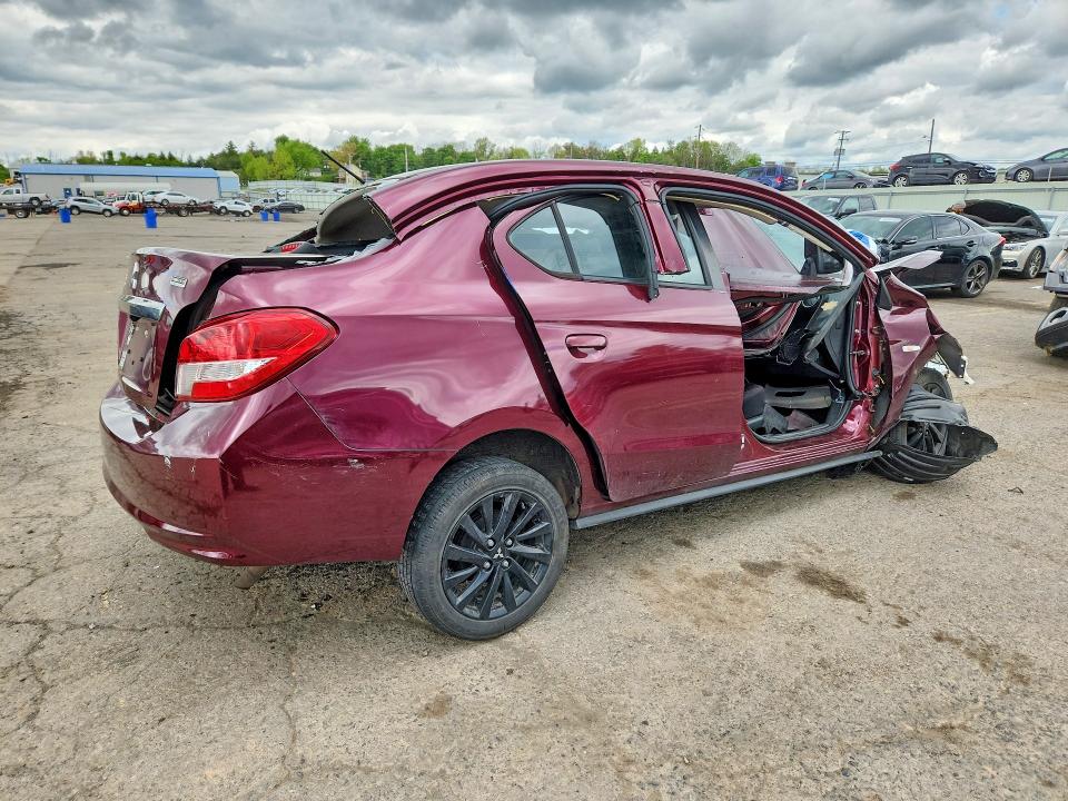 2020 Mitsubishi Mirage მანქანა იყიდება აუქციონზე, vin: ML32F4FJ0LHF04722, აუქციონის ნომერი: 51813716