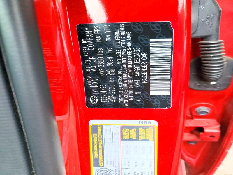 Продажа на аукционе авто 2023 Hyundai Elantra, vin: KMHLL4AG9PU520493, номер лота: 51170526