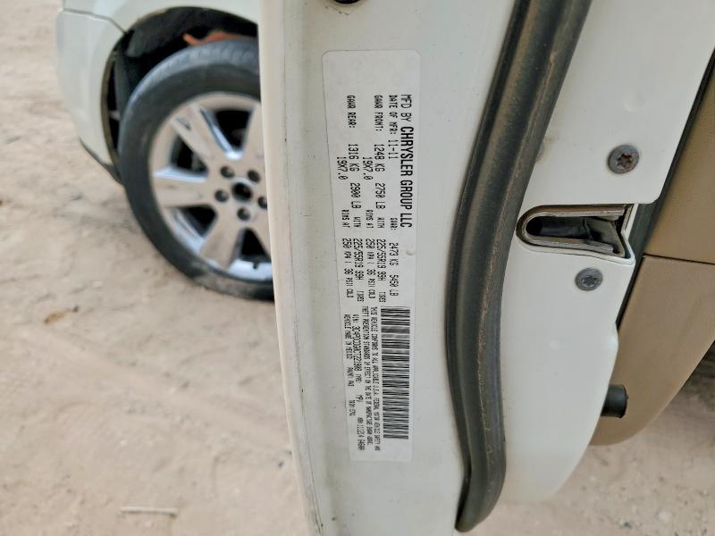 Продажа на аукционе авто 2012 Dodge Journey, vin: 3C4PDCDG0CT221908, номер лота: 51783356