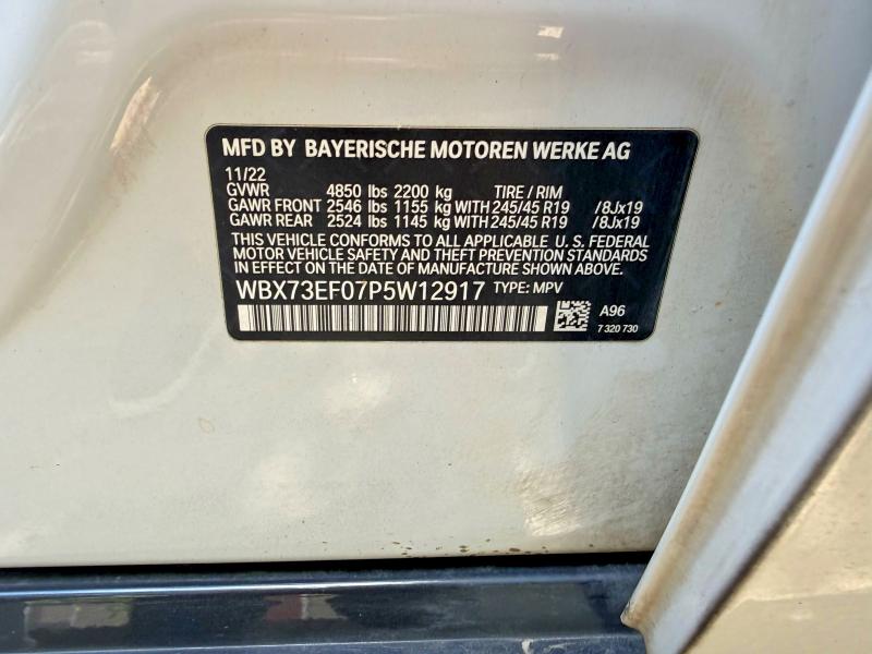 Продажа на аукционе авто 2023 Bmw X1, vin: WBX73EF07P5W12917, номер лота: 49753266