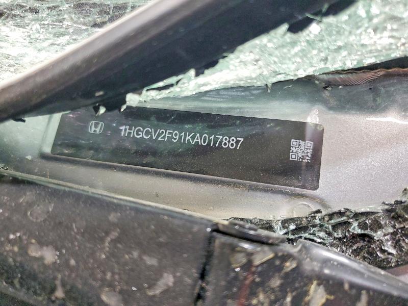 Aukcja sprzedaży 2019 Honda Accord, vin: 1HGCV2F91KA017887, numer aukcji: 49994456