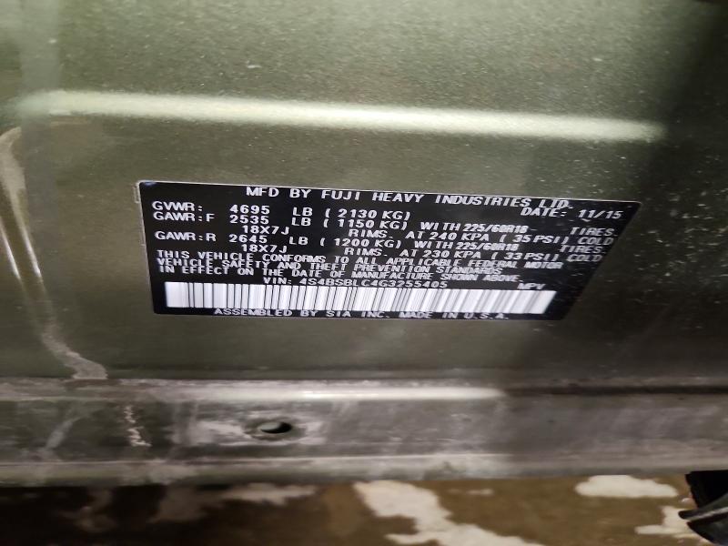 Продажа на аукционе авто 2016 Subaru Outback, vin: 4S4BSBLC4G3255405, номер лота: 49992956