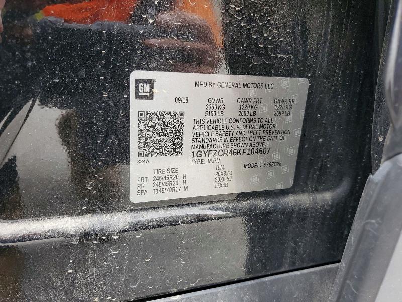 Продаж на аукціоні авто 2019 Cadillac Xt4, vin: 1GYFZCR46KF104607, номер лоту: 48878966
