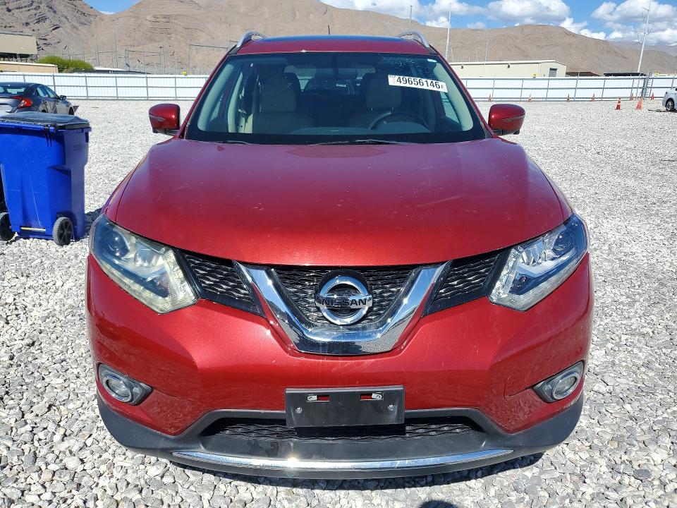2016 Nissan Rogue მანქანა იყიდება აუქციონზე, vin: 5N1AT2MV5GC876998, აუქციონის ნომერი: 49656146