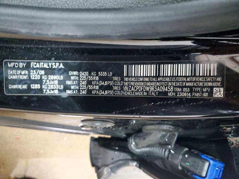 51269206 :رقم المزاد ، ZACPDFDW9R3A09458 vin ، 2024 Dodge Hornet مزاد بيع