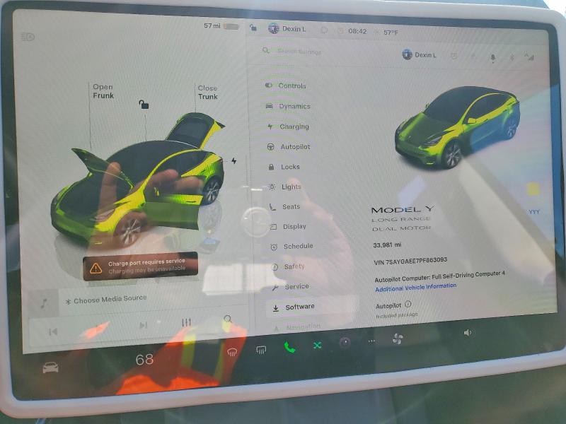 Aukcja sprzedaży 2023 Tesla Model Y, vin: 7SAYGAEE7PF863093, numer aukcji: 48811696