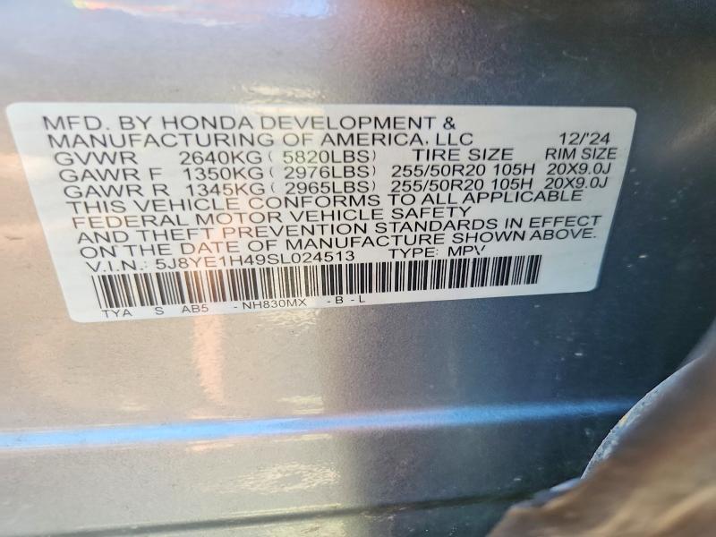 Aukcja sprzedaży 2025 Acura Mdx, vin: 5J8YE1H49SL024513, numer aukcji: 51620476