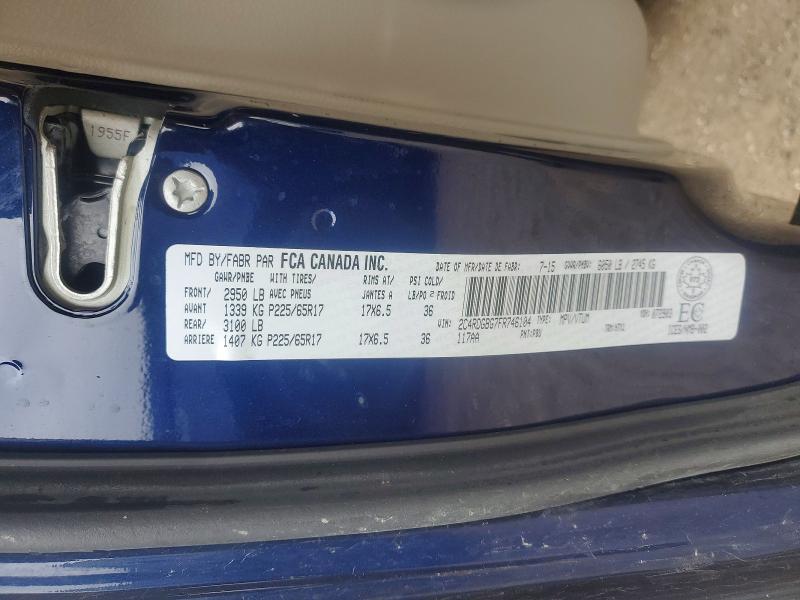 Aukcja sprzedaży 2015 Dodge Caravan, vin: 2C4RDGBG7FR746104, numer aukcji: 48495966