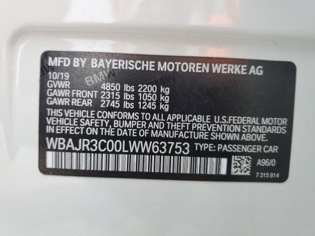 Продажа на аукционе авто 2020 Bmw 530 I, vin: WBAJR3C00LWW63753, номер лота: 53477123
