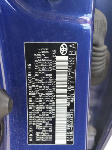 Продажа на аукционе авто 2016 Toyota Corolla L, vin: 5YFBURHE7GP381766, номер лота: 53070293