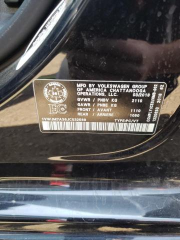 52565943 :رقم المزاد ، 1VWJM7A36JC032569 vin ، 2018 Volkswagen Passat Gt مزاد بيع