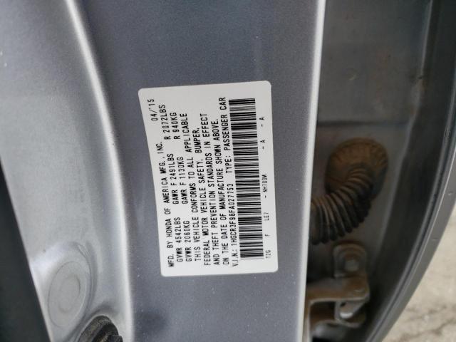 Продажа на аукционе авто 2015 Honda Accord Touring, vin: 1HGCR3F98FA027753, номер лота: 50731323