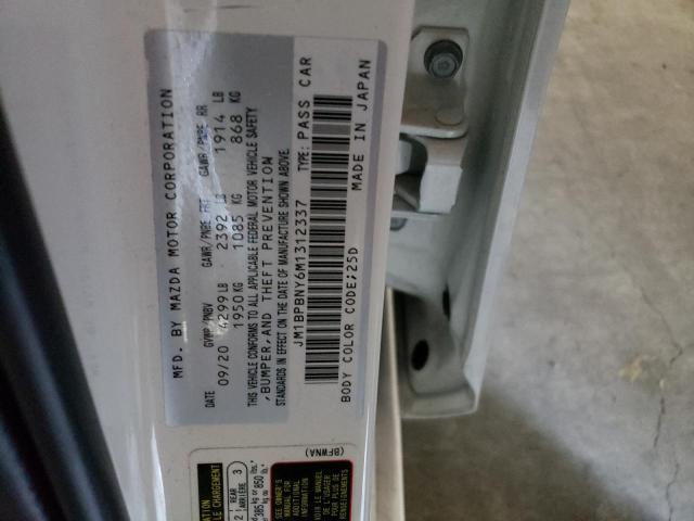 2021 Mazda 3 Premium Plus მანქანა იყიდება აუქციონზე, vin: JM1BPBNY6M1312337, აუქციონის ნომერი: 51997593