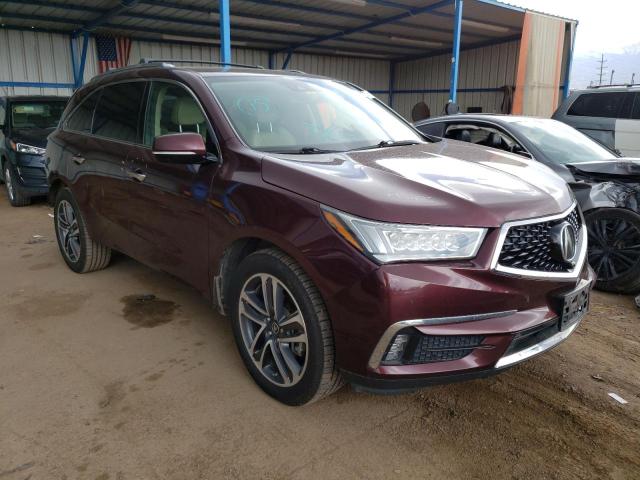 Продажа на аукционе авто 2017 Acura Mdx Advance, vin: 5FRYD4H81HB039832, номер лота: 52776583