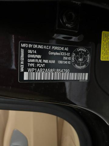 2015 Porsche Macan S მანქანა იყიდება აუქციონზე, vin: WP1AB2A58FLB54790, აუქციონის ნომერი: 52582023