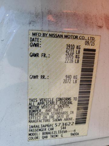 Aukcja sprzedaży 2015 Nissan Altima 2.5, vin: 1N4AL3AP6FC573622, numer aukcji: 52903523