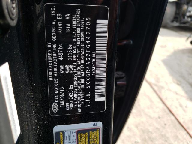 52674443 :رقم المزاد ، 5XXGR4A62FG442705 vin ، 2015 Kia Optima Sx مزاد بيع