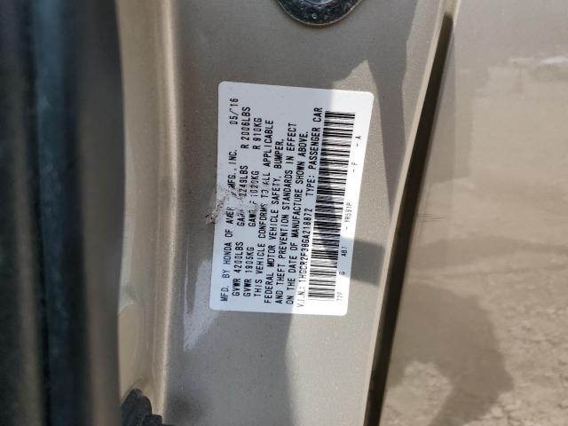 2016 Honda Accord Lx მანქანა იყიდება აუქციონზე, vin: 1HGCR2F38GA218872, აუქციონის ნომერი: 51638423
