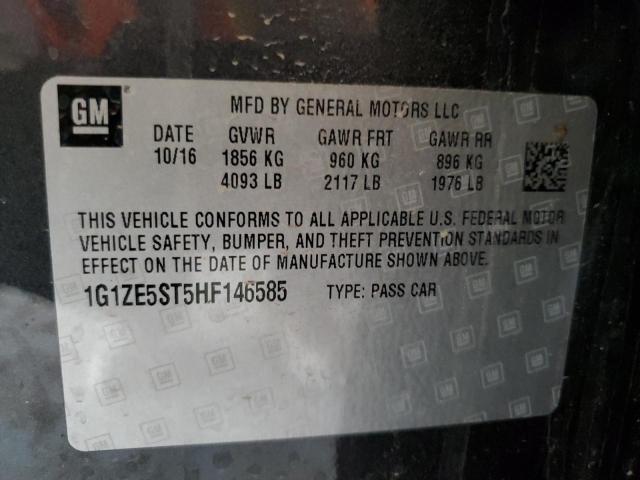 Aukcja sprzedaży 2017 Chevrolet Malibu Lt, vin: 1G1ZE5ST5HF146585, numer aukcji: 52183843