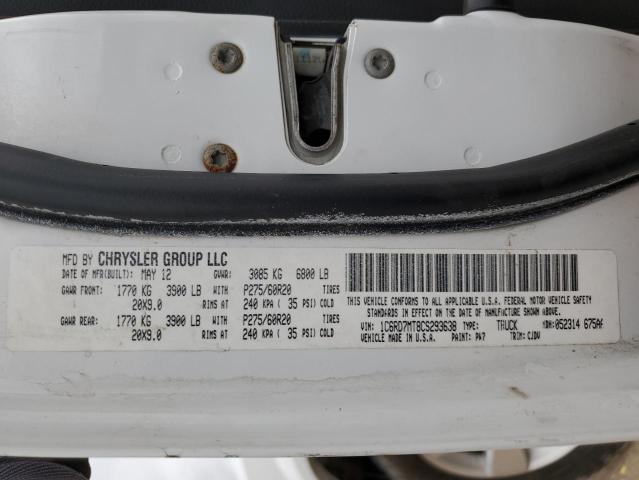 Продаж на аукціоні авто 2012 Dodge Ram 1500 Sport, vin: 1C6RD7MT8CS293638, номер лоту: 51085983
