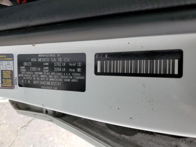 2021 Kia Forte მანქანა იყიდება აუქციონზე, vin: 3KPF34AD5ME403141, აუქციონის ნომერი: 51756173