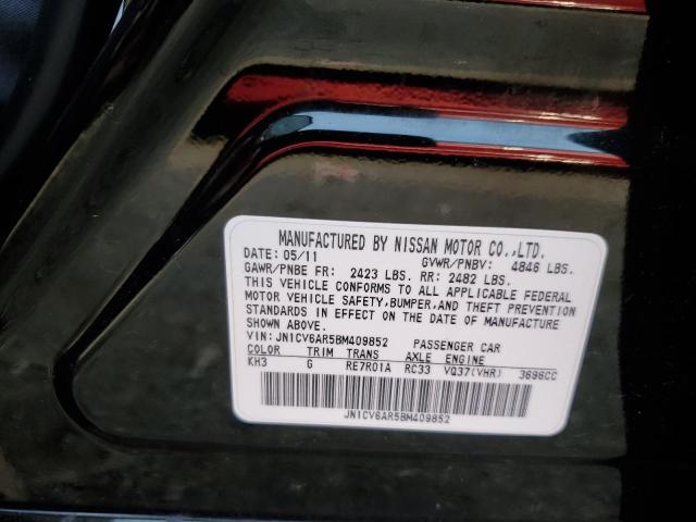 Aukcja sprzedaży 2011 Infiniti G37, vin: JN1CV6AR5BM409852, numer aukcji: 51961213
