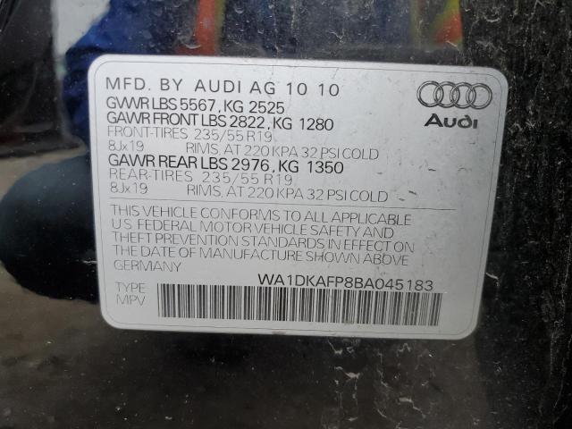 Продаж на аукціоні авто 2011 Audi Q5 Premium Plus, vin: WA1DKAFP8BA045183, номер лоту: 51750693