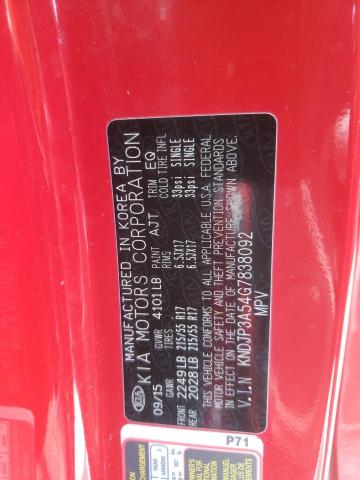 Aukcja sprzedaży 2016 Kia Soul +, vin: KNDJP3A54G7838092, numer aukcji: 54336163