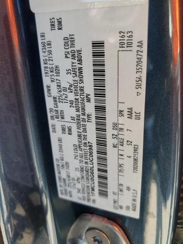 Aukcja sprzedaży 2020 Ford Escape Se, vin: 1FMCU0G60LUC06987, numer aukcji: 53577833