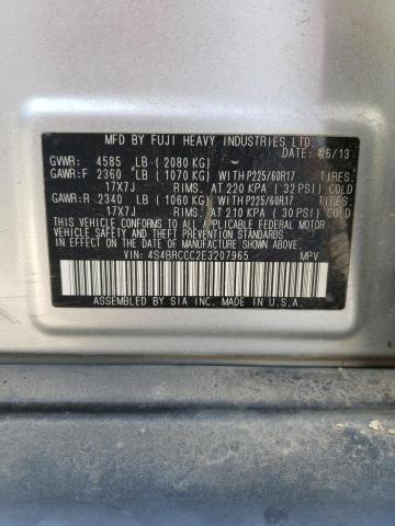 2014 Subaru Outback 2.5i Premium მანქანა იყიდება აუქციონზე, vin: 4S4BRCCC2E3207965, აუქციონის ნომერი: 50184163