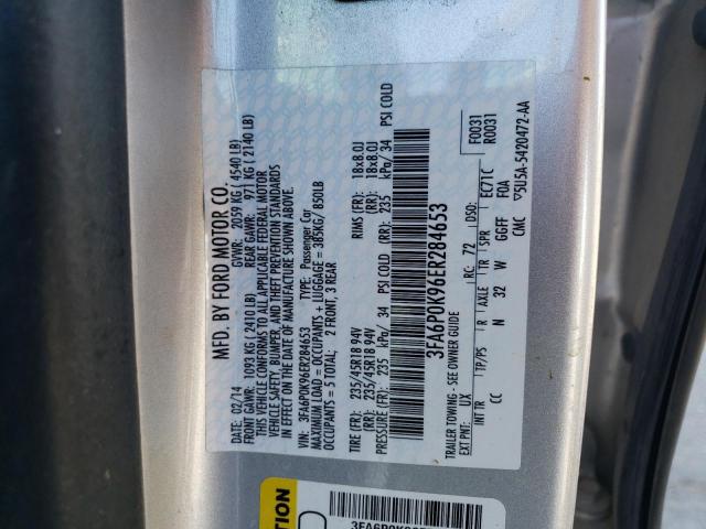 Aukcja sprzedaży 2014 Ford Fusion Titanium, vin: 3FA6P0K96ER284653, numer aukcji: 53319063