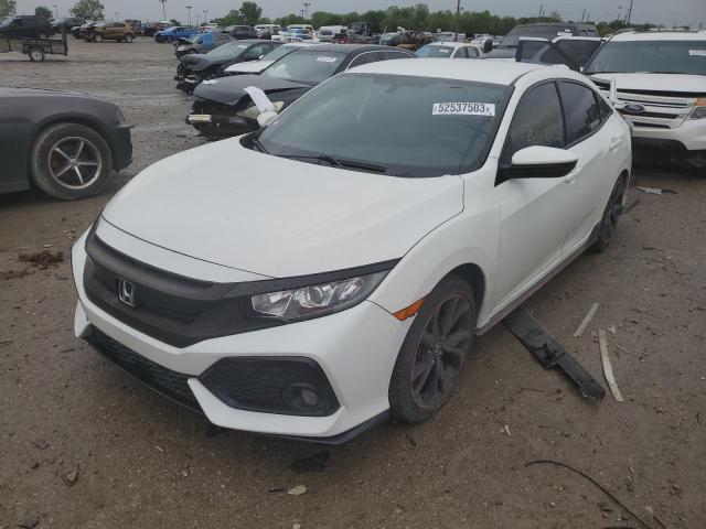 2017 Honda Civic Sport მანქანა იყიდება აუქციონზე, vin: SHHFK7H48HU406799, აუქციონის ნომერი: 52537503