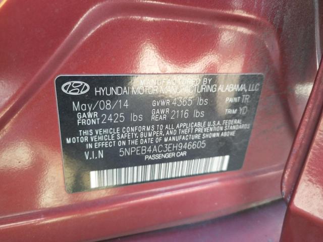 Aukcja sprzedaży 2014 Hyundai Sonata Gls, vin: 5NPEB4AC3EH946605, numer aukcji: 50541283