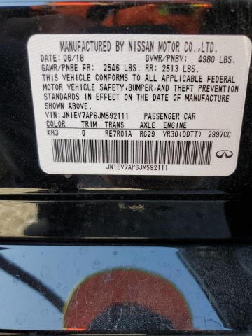 Aukcja sprzedaży 2018 Infiniti Q50 Luxe, vin: JN1EV7AP6JM592111, numer aukcji: 53276003
