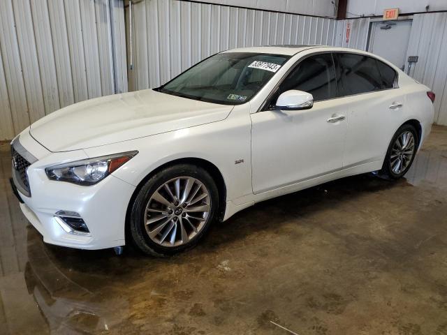 53977943 :رقم المزاد ، JN1EV7ARXJM438146 vin ، 2018 Infiniti Q50 Luxe مزاد بيع