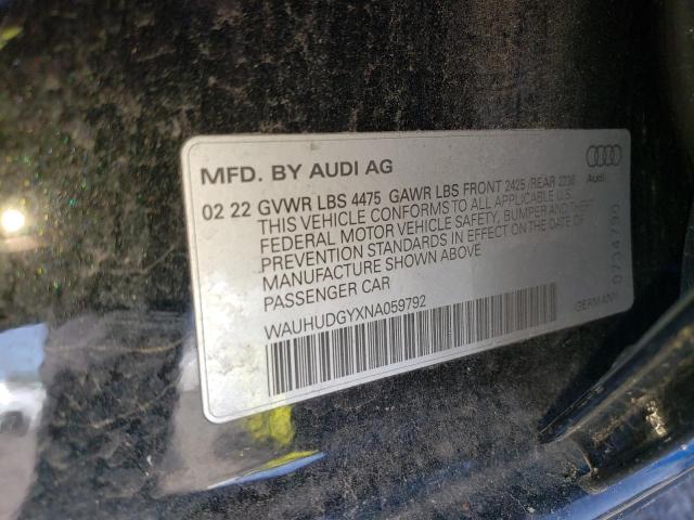 Aukcja sprzedaży 2022 Audi A3 Premium Plus, vin: WAUHUDGYXNA059792, numer aukcji: 51951843