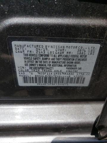 Aukcja sprzedaży 2019 Nissan Sentra S, vin: 3N1AB7AP8KY344271, numer aukcji: 53132863