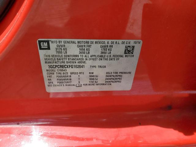 Продаж на аукціоні авто 2015 Chevrolet Silverado C1500 Lt, vin: 3GCPCRECXFG162641, номер лоту: 51604083