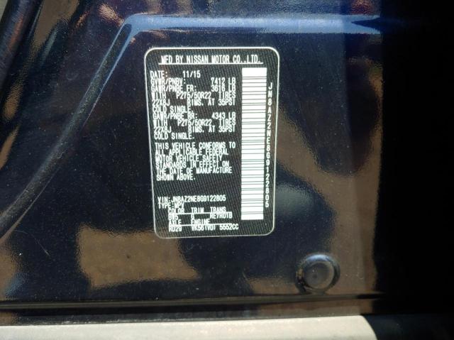 51983253 :رقم المزاد ، JN8AZ2NE8G9122805 vin ، 2016 Infiniti Qx80 مزاد بيع