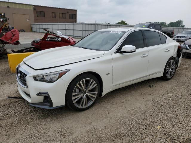 Продаж на аукціоні авто 2018 Infiniti Q50 Luxe, vin: JN1EV7AR0JM436079, номер лоту: 53076703