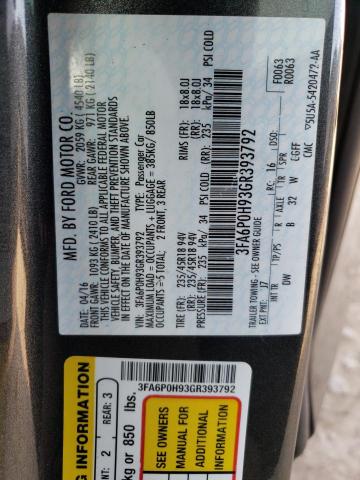 Продаж на аукціоні авто 2016 Ford Fusion Se, vin: 3FA6P0H93GR393792, номер лоту: 51583633