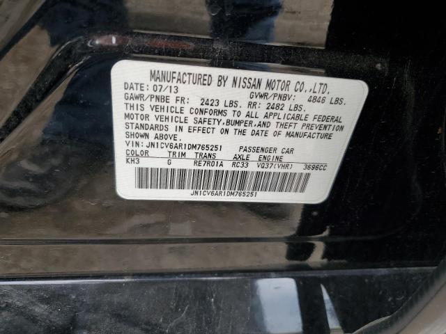 Продажа на аукционе авто 2013 Infiniti G37, vin: JN1CV6AR1DM765251, номер лота: 51509683