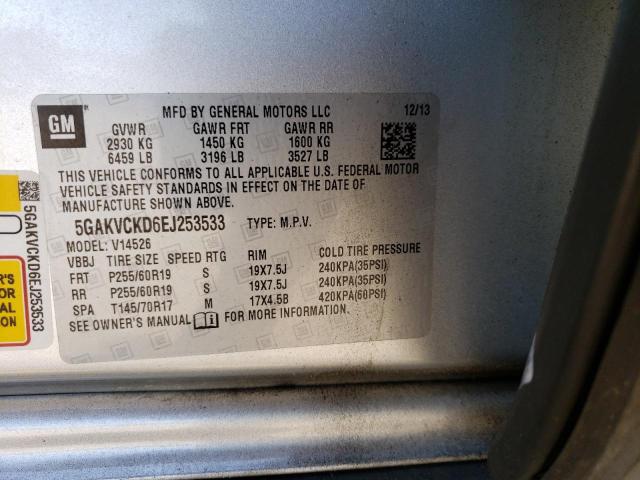 Продажа на аукционе авто 2014 Buick Enclave, vin: 5GAKVCKD6EJ253533, номер лота: 53637663