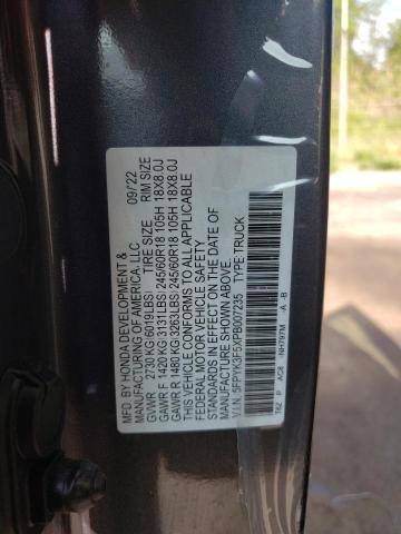 Aukcja sprzedaży 2023 Honda Ridgeline Rtl, vin: 5FPYK3F5XPB007235, numer aukcji: 52529413