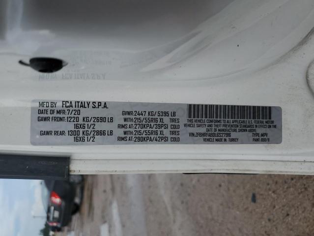 Aukcja sprzedaży 2020 Ram Promaster City, vin: ZFBHRFAB0L6S27916, numer aukcji: 52041953