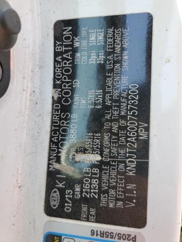 2013 Kia Soul + მანქანა იყიდება აუქციონზე, vin: KNDJT2A60D7573200, აუქციონის ნომერი: 50957533