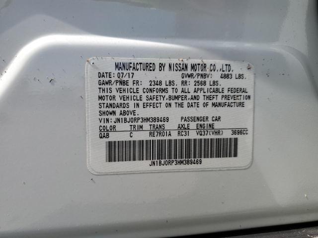 Aukcja sprzedaży 2017 Infiniti Qx50, vin: JN1BJ0RP3HM389469, numer aukcji: 49297713