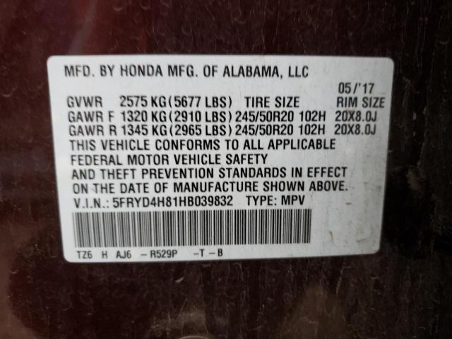 Продажа на аукционе авто 2017 Acura Mdx Advance, vin: 5FRYD4H81HB039832, номер лота: 52776583